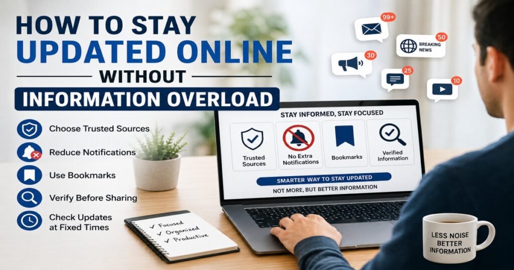 Stay updated online without information overload